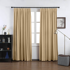 Charlotte Timeless Cotton Comfort Curtains & Drapes Soft Top - VeilVeil