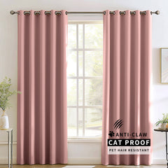 Madison Pet-Friendly Cotton-Poly Blend Curtains & Drapes Pleated