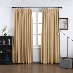 Charlotte Timeless Cotton Comfort Curtains & Drapes Soft Top - VeilVeil