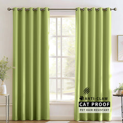 Madison Pet-Friendly Cotton-Poly Blend Curtains & Drapes Pleated