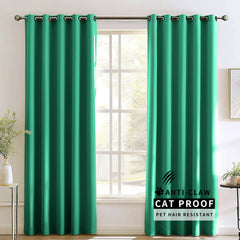 Madison Pet-Friendly Cotton-Poly Blend Curtains & Drapes Pleated