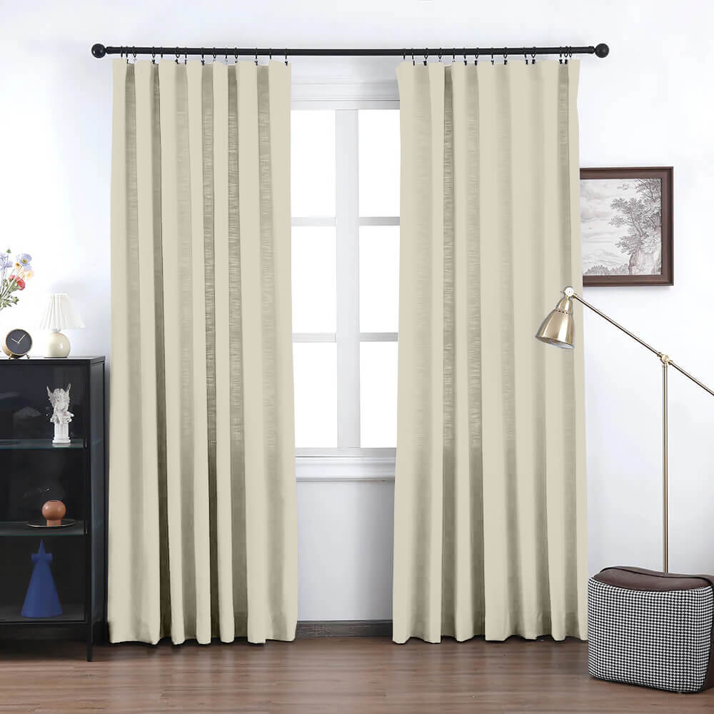 Taylor Cotton-Poly Elegance Curtains & Drapes Soft Top - VeilVeil