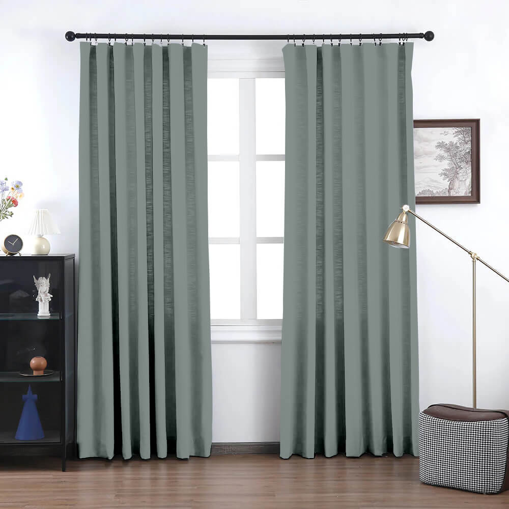 Taylor Cotton-Poly Elegance Curtains & Drapes Soft Top - VeilVeil