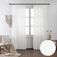 Amelia Light Sheer Curtains & Drapes Soft Top - VeilVeil