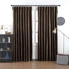 Kelly Velvet Pile Essence Curtains & Drapes Pleated - VeilVeil