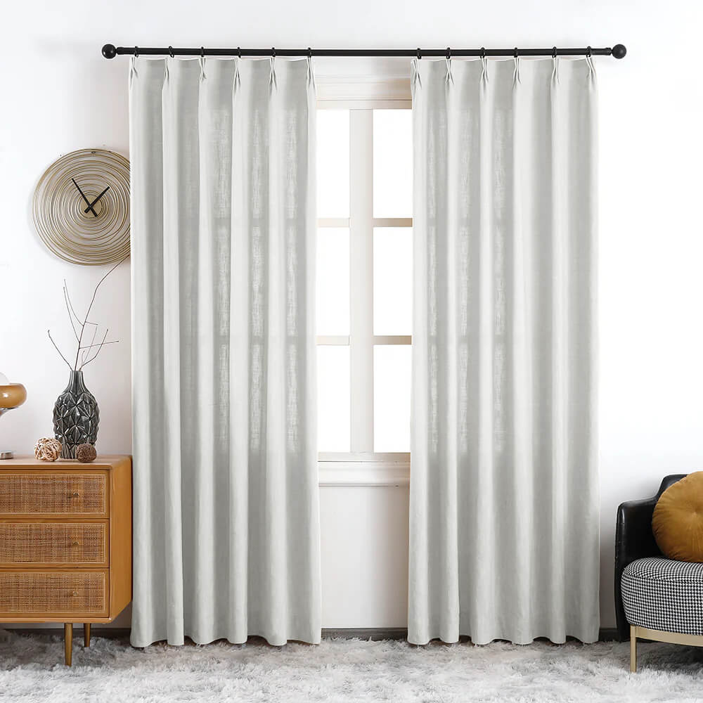 Maya Linen Curtains & Drapes Soft Top - VeilVeil
