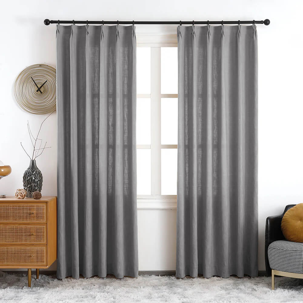 Maya Linen Curtains & Drapes Soft Top - VeilVeil