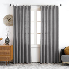 Maya Linen Curtains & Drapes Soft Top - VeilVeil