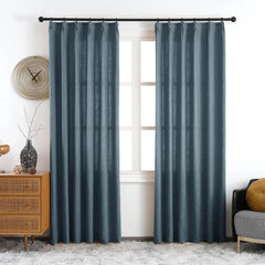 Maya Linen Curtains & Drapes Soft Top - VeilVeil
