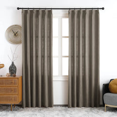 Maya Linen Curtains & Drapes Soft Top - VeilVeil