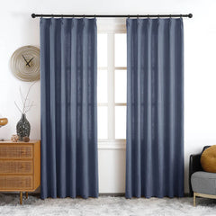 Maya Linen Curtains & Drapes Soft Top - VeilVeil