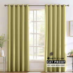 Madison Pet-Friendly Cotton-Poly Blend Curtains & Drapes Pleated