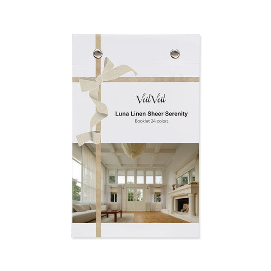 Luna Linen Sheer Serenity  Booklet 24 colors - VeilVeil