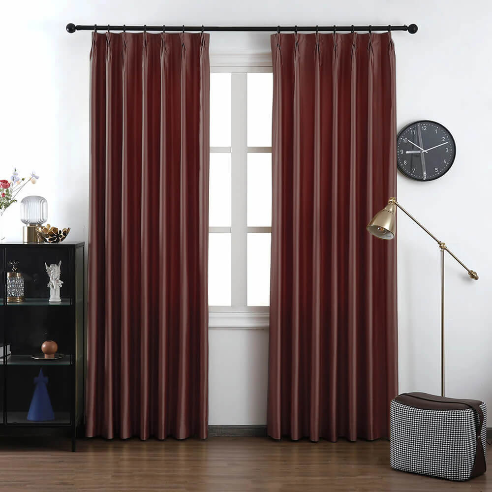 Sophia Silk-Touch Radiance Curtains & Drapes Pleated - VeilVeil