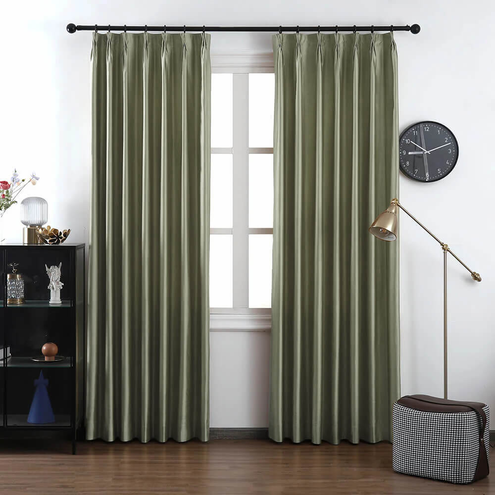 Sophia Silk-Touch Radiance Curtains & Drapes Pleated - VeilVeil