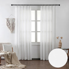 Amelia Light Sheer Curtains & Drapes Soft Top - VeilVeil