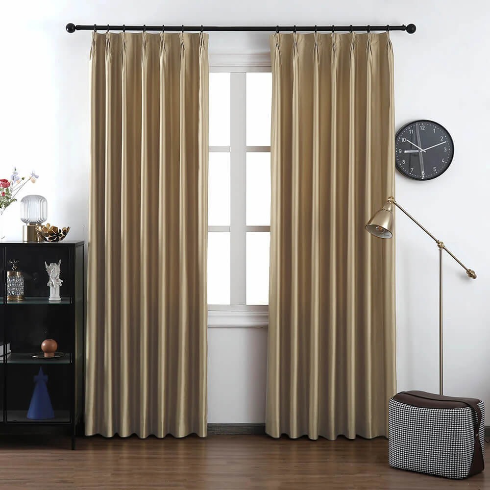Sophia Silk-Touch Radiance Curtains & Drapes Pleated - VeilVeil