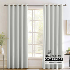 Madison Pet-Friendly Cotton-Poly Blend Curtains & Drapes Pleated