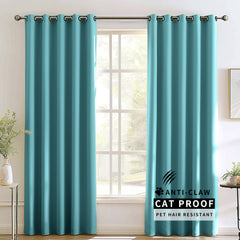 Madison Pet-Friendly Cotton-Poly Blend Curtains & Drapes Pleated