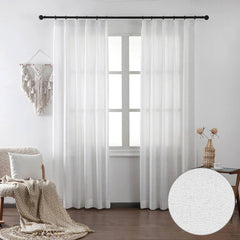 Amelia Light Sheer Curtains & Drapes Soft Top - VeilVeil