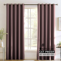 Madison Pet-Friendly Cotton-Poly Blend Curtains & Drapes Pleated