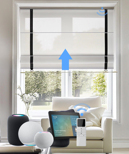 Smart Motorized Roman Blinds