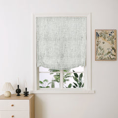Ava Linen Sheer Relaxed Roman Shades