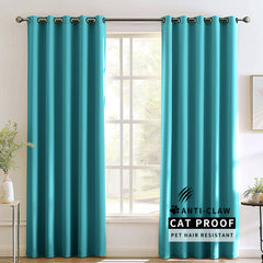 Madison Pet-Friendly Cotton-Poly Blend Curtains & Drapes Pleated