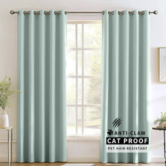 Madison Pet-Friendly Cotton-Poly Blend Curtains & Drapes Pleated