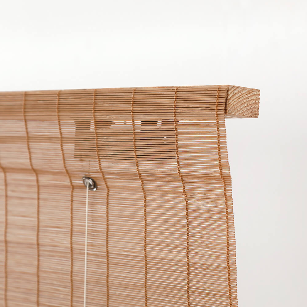 Natural EarthTone Bamboo Woven Shades - VeilVeil