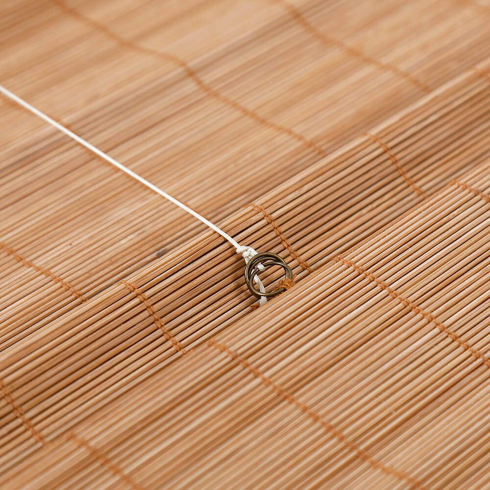 Natural EarthTone Bamboo Woven Shades - VeilVeil