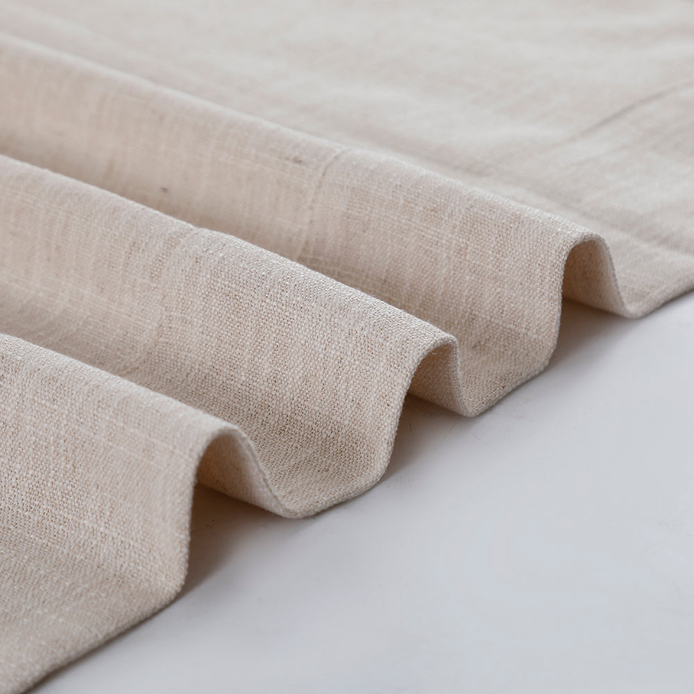 Lena Linen Blend Curtains & Drapes Soft Top - VeilVeil