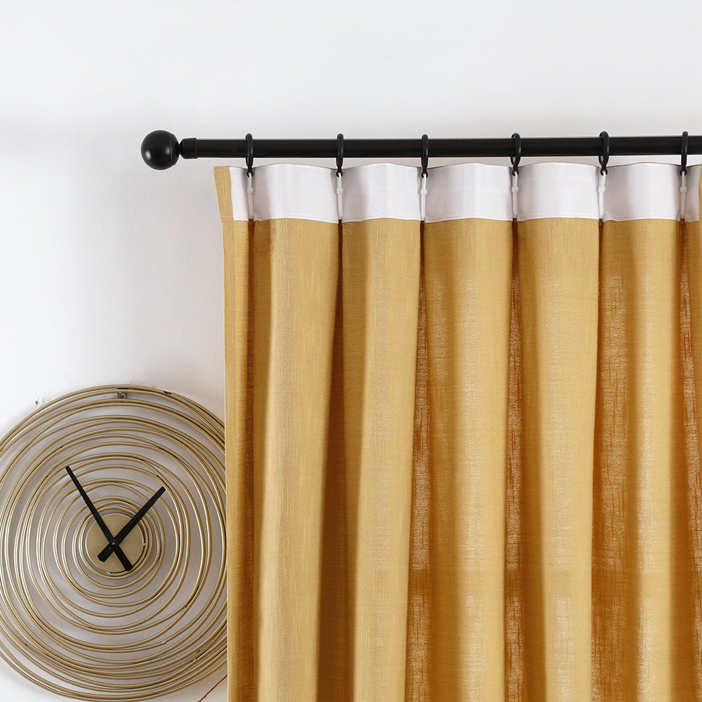 Olivia 100% Linen Curtains & Drapes Pleated - VeilVeil