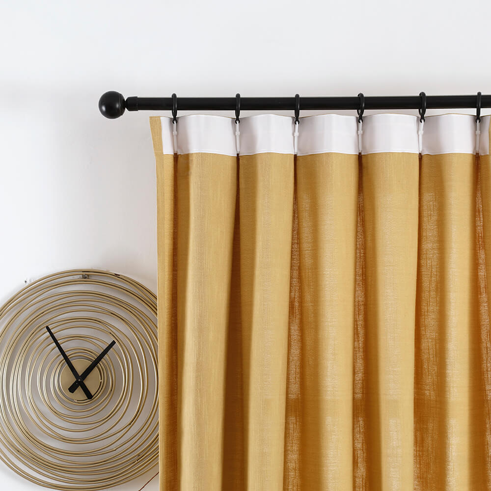 Maya Linen Curtains & Drapes Pleated - VeilVeil