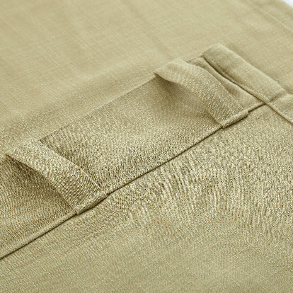 Olivia 100% Linen Curtains & Drapes Soft Top - VeilVeil