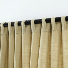 Olivia 100% Linen Curtains & Drapes Soft Top - VeilVeil