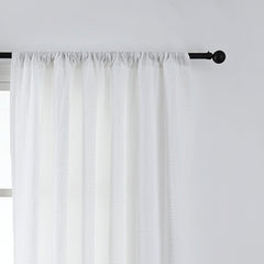 Ava Linen Sheer Curtain & Drapery Soft Top - VeilVeil