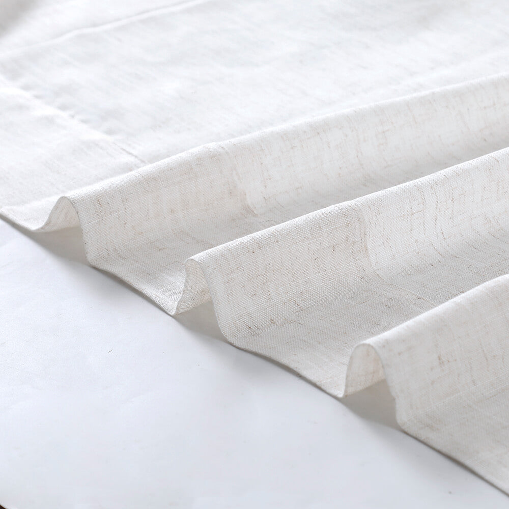 Ava Linen Sheer Curtain & Drapery Soft Top - VeilVeil