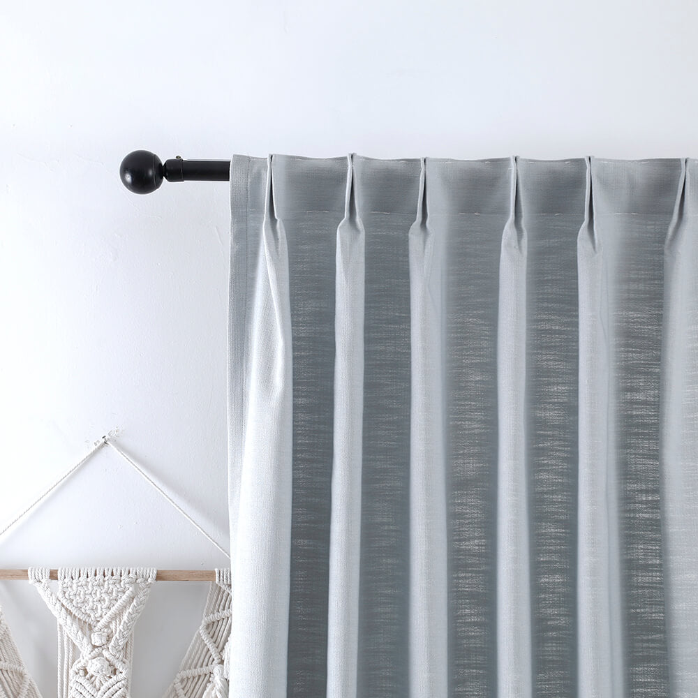 Madison Cotton-Poly Blend Curtains & Drapes Pleated - VeilVeil