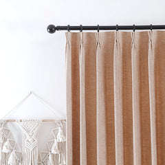 Chloe Cotton Chenille Touch Curtains & Drapes Pleated - VeilVeil