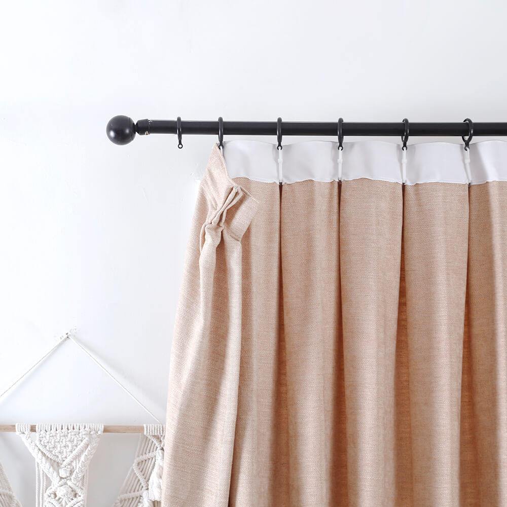 Chloe Cotton Chenille Touch Curtains & Drapes Pleated - VeilVeil