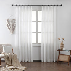 Amelia Light Sheer Curtains & Drapes Soft Top - VeilVeil
