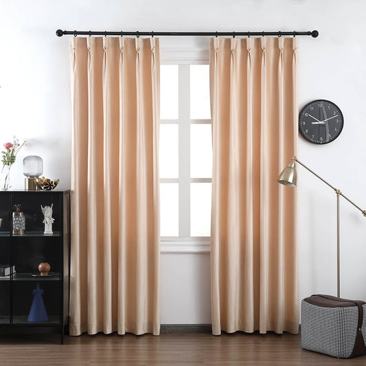 Lydia Velvet Curtains & Drapes Pleated - VeilVeil