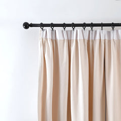 Charlotte Timeless Cotton Comfort Curtains & Drapes Soft Top - VeilVeil