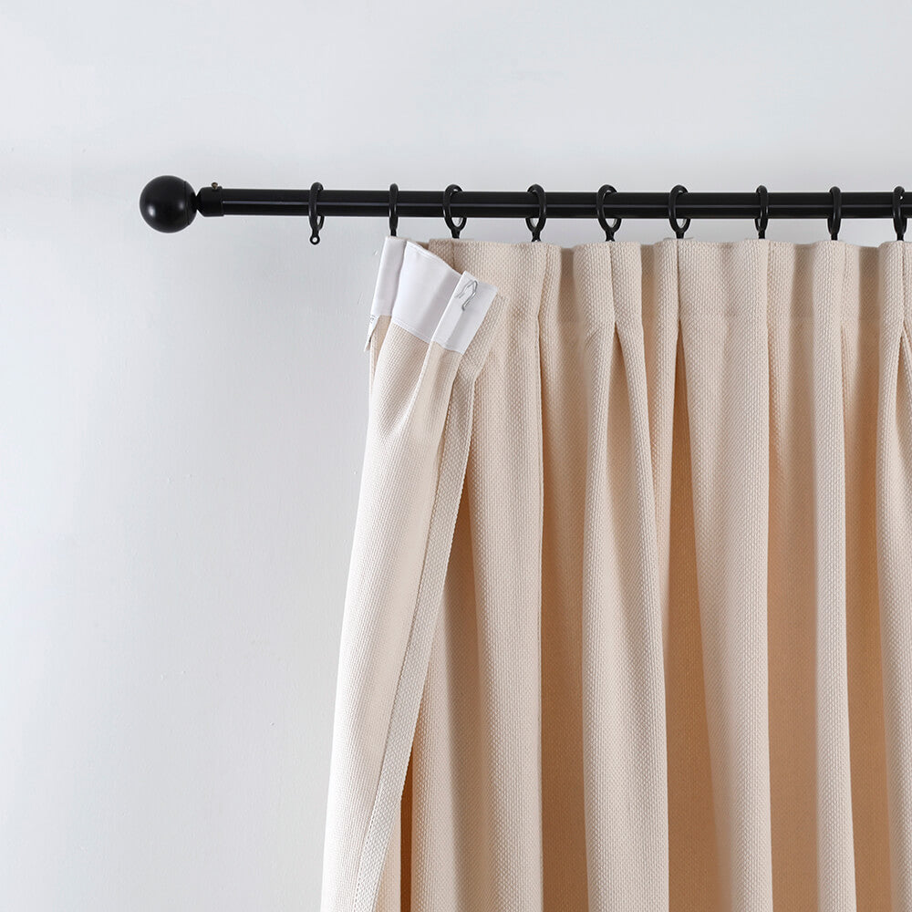 Charlotte Timeless Cotton Comfort Curtains & Drapes Soft Top - VeilVeil