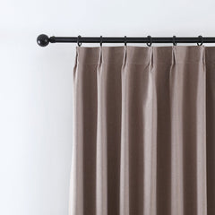 Grace Textured 100% Blackout Elegance Curtains & Drapes Pleated - VeilVeil