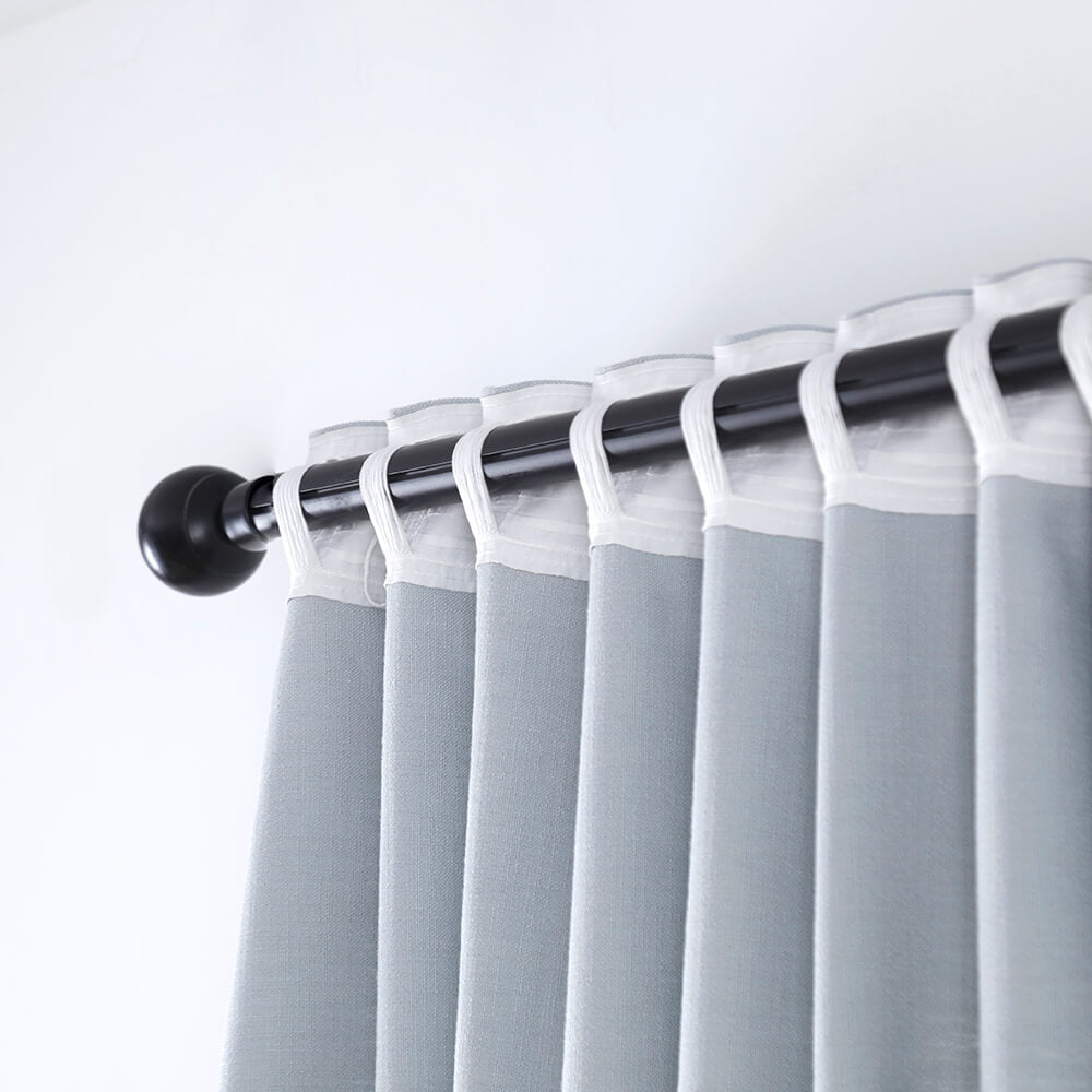 Madison Cotton-Poly Blend Curtains & Drapes Soft Top - VeilVeil