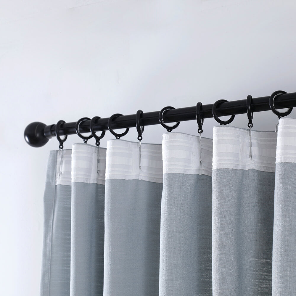 Madison Cotton-Poly Blend Curtains & Drapes Soft Top - VeilVeil