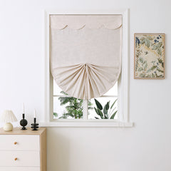 Lena Fan-shaped Roman Shades - VeilVeil