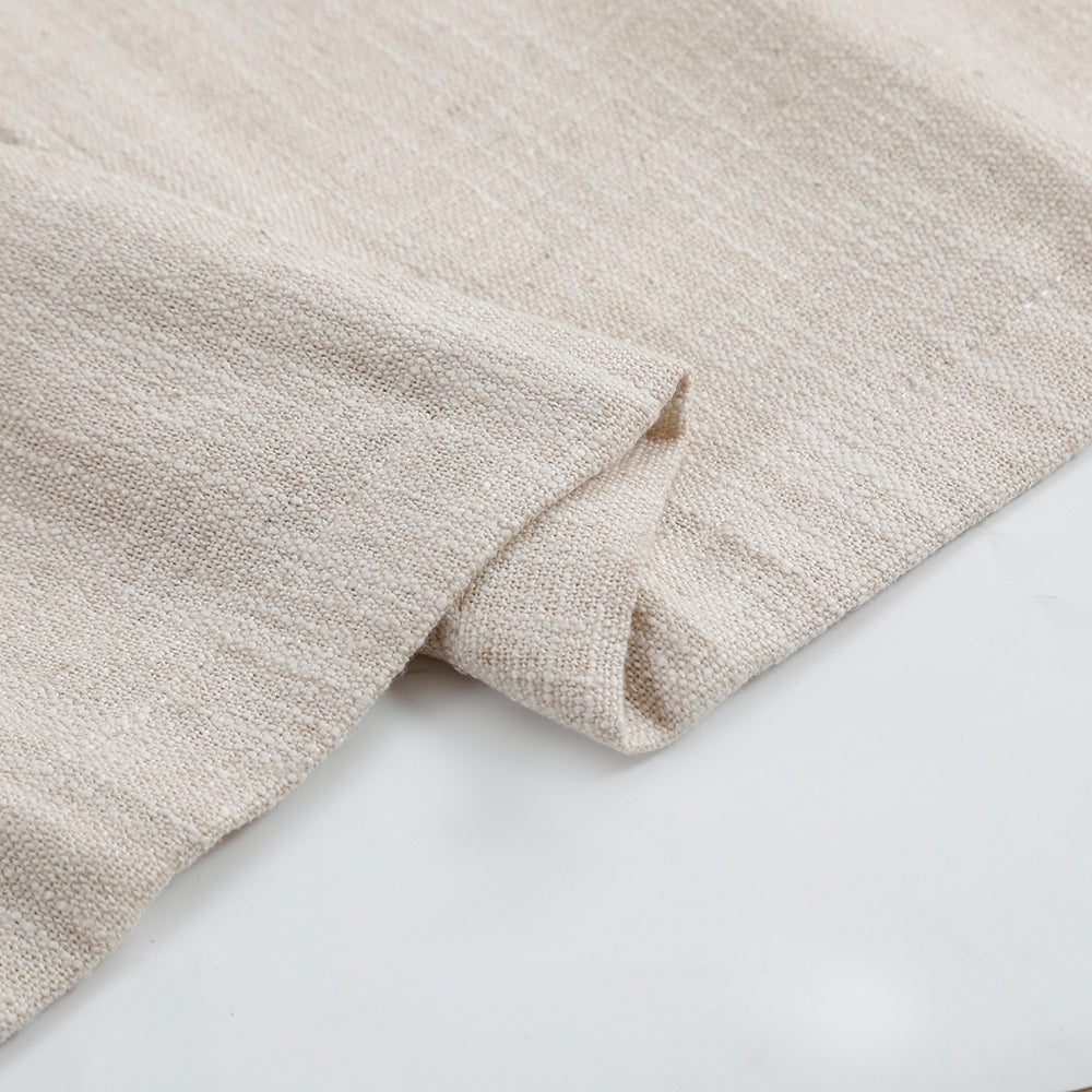 Madison Cotton-Poly Blend Fan-shaped Roman Shades - VeilVeil